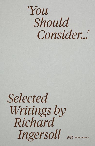 Produktbild: You Should Consider&hellip;