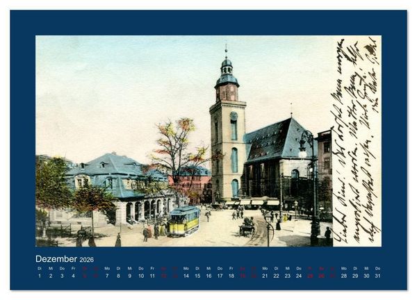 Produktbild: Historisches Frankfurt am Main von 1888 bis 1918 (Wandkalender 2026 DIN A3 quer), CALVENDO Monatskalender