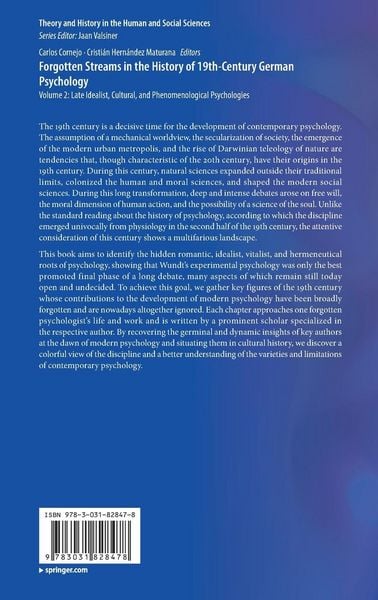 Produktbild: Forgotten Streams in the History of 19th-Century German Psychology