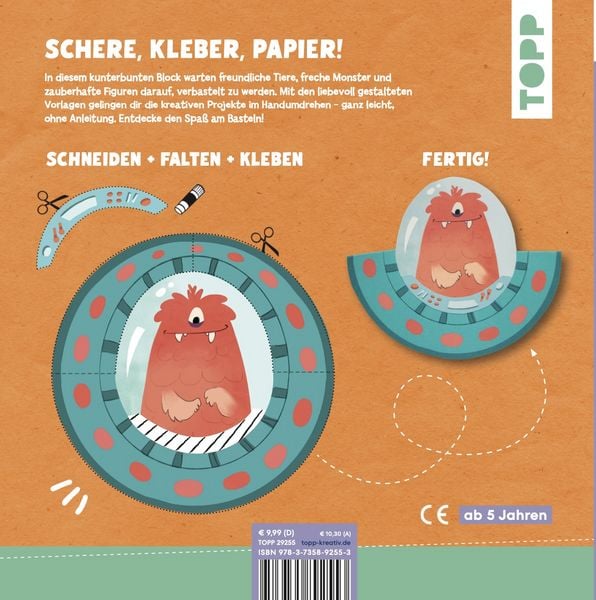 Produktbild: Der Verbastelblock f&uuml;r kreative Kids. Kunterbunter Spa&szlig;