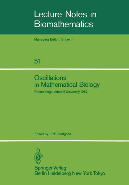 Produktbild: Oscillations in Mathematical Biology