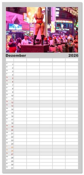 Produktbild: Familienplaner 2026 - Las Vegas Nightlife - Neonlichter, Casinos und unvergessliche N&auml;chte mit 5 Spalten (Wandkalender, 21 x 45 cm) CALVENDO