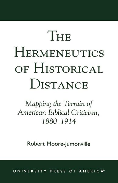 Produktbild: Hermeneutics of Historical Distance