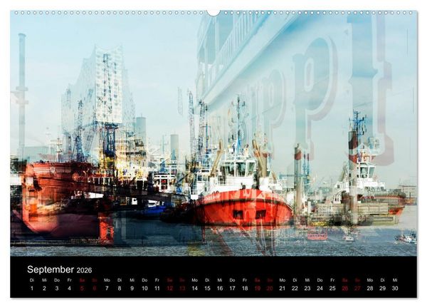 Produktbild: Elbphilharmonie-ARTig (hochwertiger Premium Wandkalender 2026 DIN A2 quer), Kunstdruck in Hochglanz