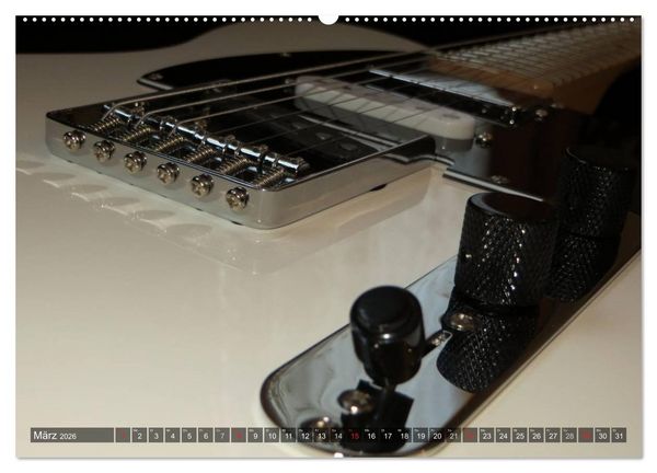 Produktbild: GITARREN Closeups (hochwertiger Premium Wandkalender 2026 DIN A2 quer), Kunstdruck in Hochglanz