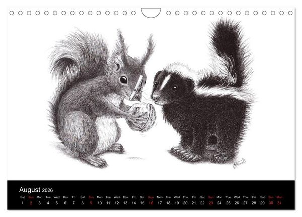 Produktbild: owls & friends 2026 (Wall Calendar 2026 DIN A4 landscape), CALVENDO 12 Month Wall Calendar