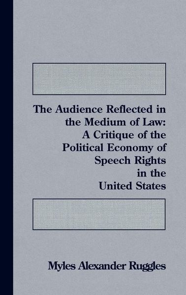 Produktbild: The Audience Reflected in the Medium of Law