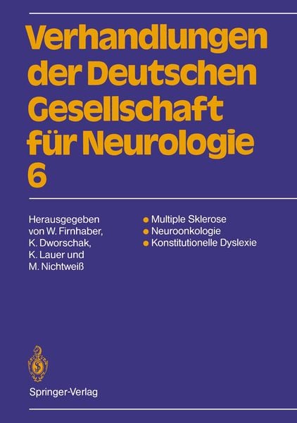 Produktbild: Multiple Sklerose Neuroonkologie Konstitutionelle Dyslexie