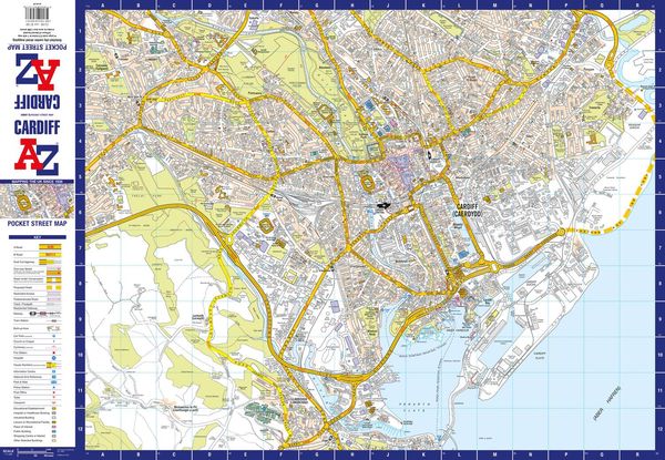 Produktbild: Cardiff A-Z Pocket Street Map