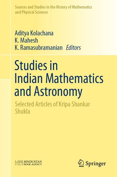 Produktbild: Studies in Indian Mathematics and Astronomy