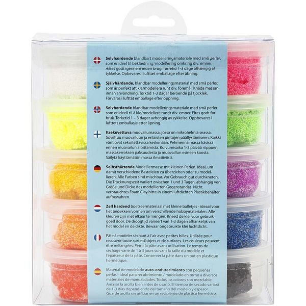 Produktbild: Creativ Company Foam Clay&reg; sortierte Farben, 10x35 g