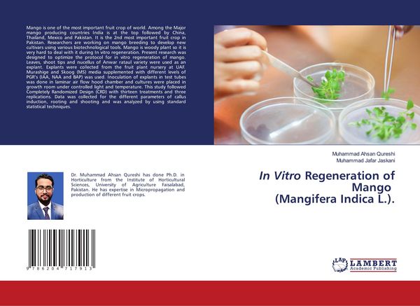 Produktbild: In Vitro Regeneration of Mango (Mangifera Indica L.).