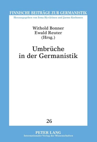 Produktbild: Umbr&uuml;che in der Germanistik