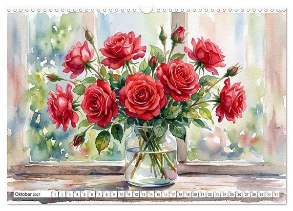 Produktbild: Bl&uuml;tenzauber des Sommers (Wandkalender 2027 DIN A3 quer), CALVENDO Monatskalender