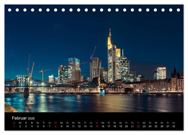 Produktbild: Frankfurt am Main (Tischkalender 2026 DIN A5 quer), CALVENDO Monatskalender
