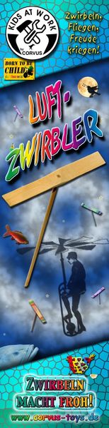 Produktbild: Corvus A600750 - Kids-at-Work, Luftzwirbler, Zwirbler/Propeller, Bambus