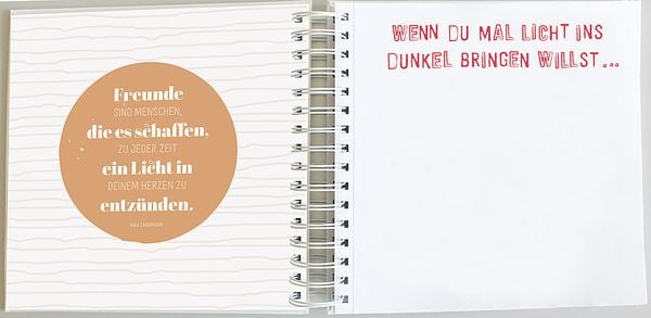 Produktbild: Wenn-Buch f&uuml;r dich &ndash; An dich gedacht &ndash; F&uuml;r dich gemacht