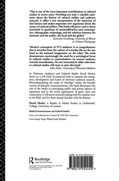 Produktbild: Television, Audiences and Cultural Studies