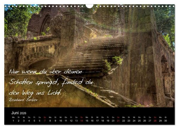 Produktbild: Poetische Wege (Wandkalender 2026 DIN A3 quer), CALVENDO Monatskalender