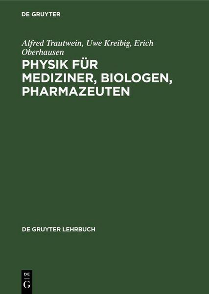Produktbild: Physik f&uuml;r Mediziner, Biologen, Pharmazeuten
