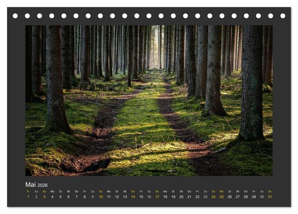 Produktbild: Poesie der Natur (Tischkalender 2026 DIN A5 quer), CALVENDO Monatskalender