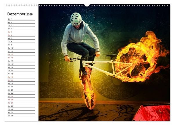 Produktbild: BMX My Life (hochwertiger Premium Wandkalender 2026 DIN A2 quer), Kunstdruck in Hochglanz