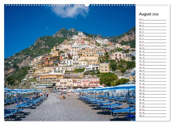 Produktbild: Amalfik&uuml;ste - Der Planer (hochwertiger Premium Wandkalender 2026 DIN A2 quer), Kunstdruck in Hochglanz