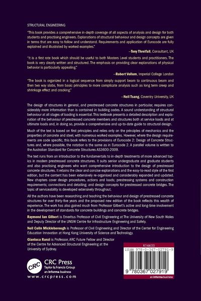 Produktbild: Design of Prestressed Concrete to Eurocode 2