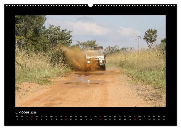 Produktbild: Land Rover Defender - Unterwegs in Afrika (Wandkalender 2026 DIN A2 quer), CALVENDO Monatskalender