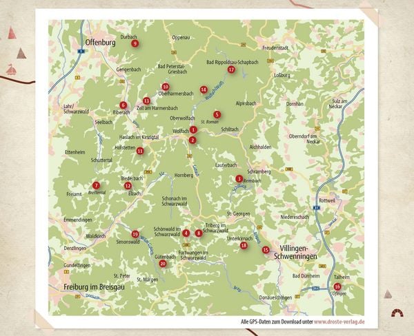 Produktbild: Schwarzwald - die Mitte. Wandern f&uuml;r die Seele