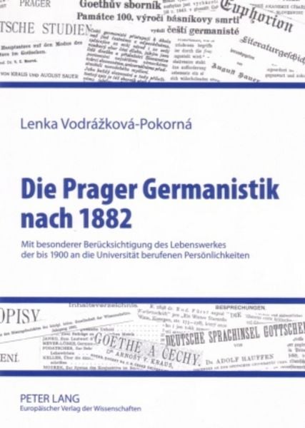 Produktbild: Die Prager Germanistik nach 1882