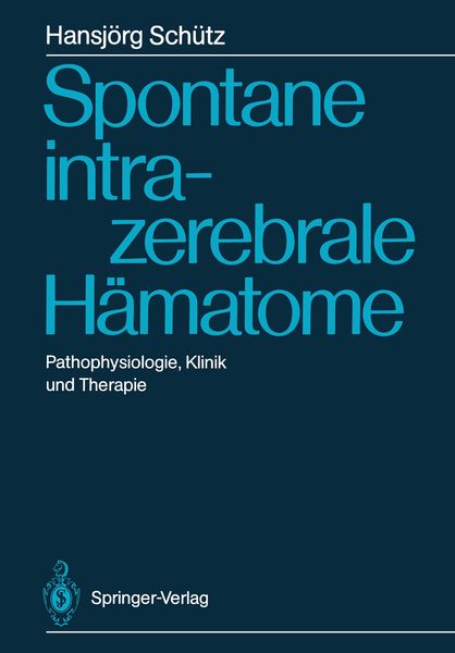 Produktbild: Spontane intrazerebrale H&auml;matome