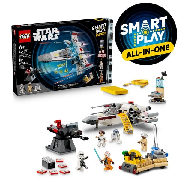 Produktbild: Star Wars 75423 SMART Play: Lukes Rot F&uuml;nf X-Wing, Spielset ab 6 Jahren