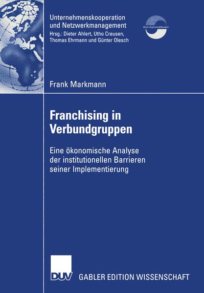 Produktbild: Franchising in Verbundgruppen