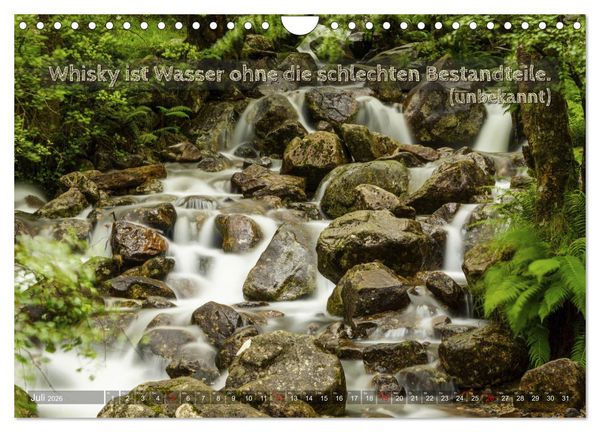Produktbild: Whisky-Spr&uuml;che (Wandkalender 2026 DIN A4 quer), CALVENDO Monatskalender
