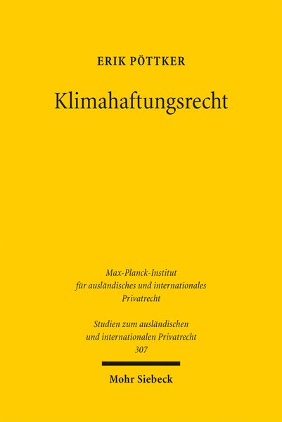 Produktbild: Klimahaftungsrecht