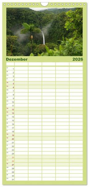 Produktbild: Familienplaner 2026 - Per&uacute;. Impressionen mit 5 Spalten (Wandkalender, 21 x 45 cm) CALVENDO