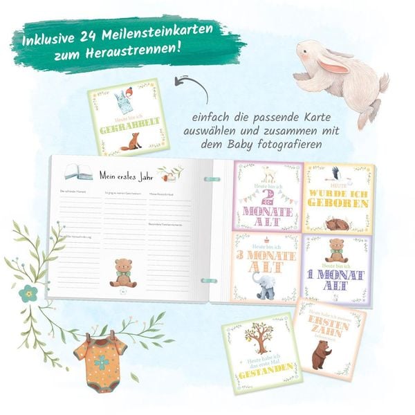 Produktbild: Tr&ouml;tsch Babyalbum Unser Baby Das erste Jahr