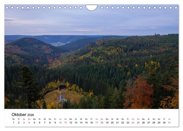 Produktbild: Naturerlebnis Nordschwarzwald (Wandkalender 2026 DIN A4 quer), CALVENDO Monatskalender