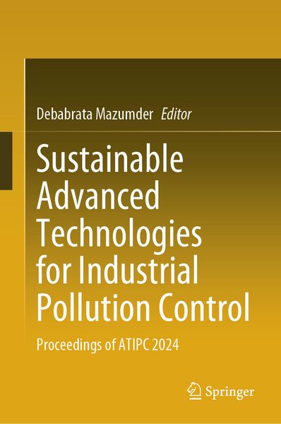 Produktbild: Sustainable Advanced Technologies for Industrial Pollution Control