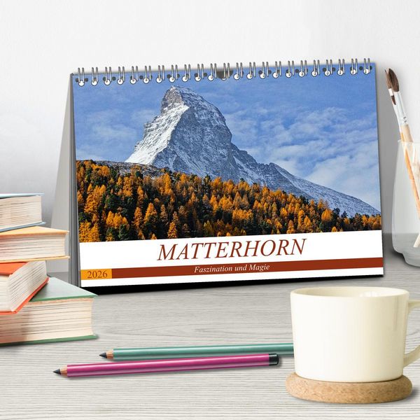 Produktbild: MATTERHORN. Faszination und Magie (Tischkalender 2026 DIN A5 quer), CALVENDO Monatskalender