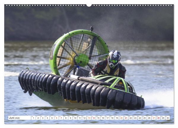 Produktbild: Hovercraft Formel 1 Weltmeisterschaft (hochwertiger Premium Wandkalender 2026 DIN A2 quer), Kunstdruck in Hochglanz