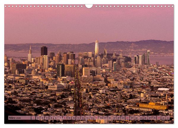 Produktbild: If I'm going to San Francisco (Wandkalender 2026 DIN A3 quer), CALVENDO Monatskalender