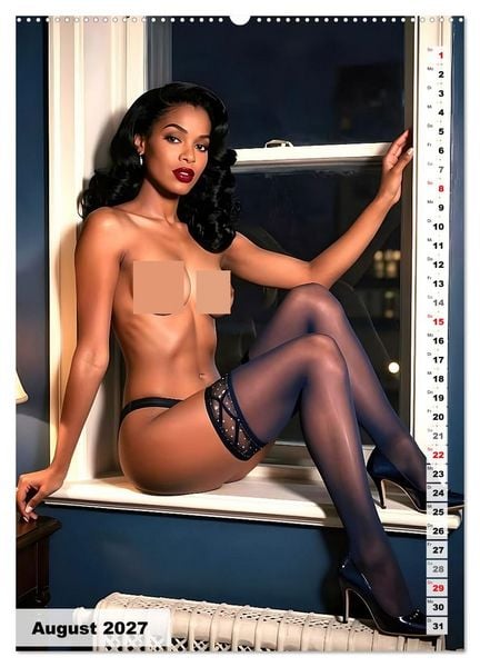 Produktbild: Pinup Engel (hochwertiger Premium Wandkalender 2027 DIN A2 hoch), Kunstdruck in Hochglanz