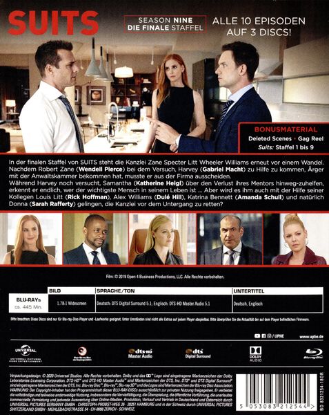 Suits - Season 9 [3 BRs]