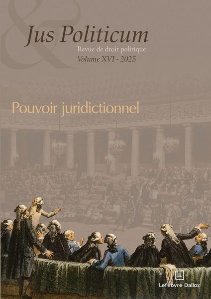 Produktbild: Jus Politicum - Vol. Xvi - Le Pouvoir Juridictionnel