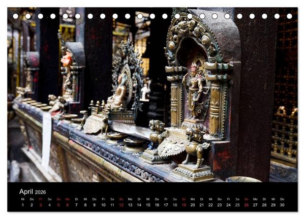 Produktbild: Nepal-Das Kathmandu-Tal nach dem Beben (Tischkalender 2026 DIN A5 quer), CALVENDO Monatskalender