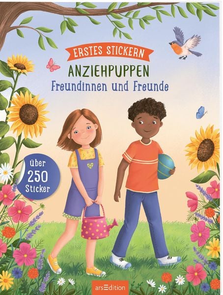 Produktbild: Erstes Stickern Anziehpuppen &ndash; Freundinnen und Freunde