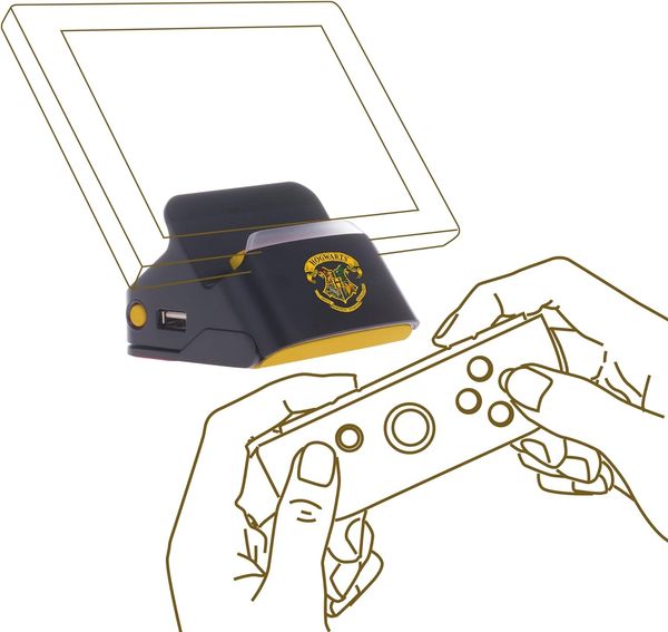 Produktbild: Harry Potter: Dock + Stand - Hogwarts Crest [NSW]