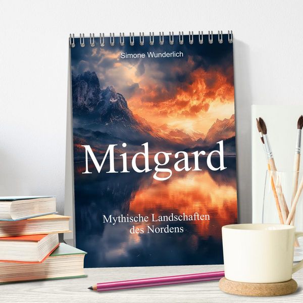 Produktbild: Midgard - Mythische Landschaften des Nordens (Tischkalender 2026 DIN A5 hoch), CALVENDO Monatskalender